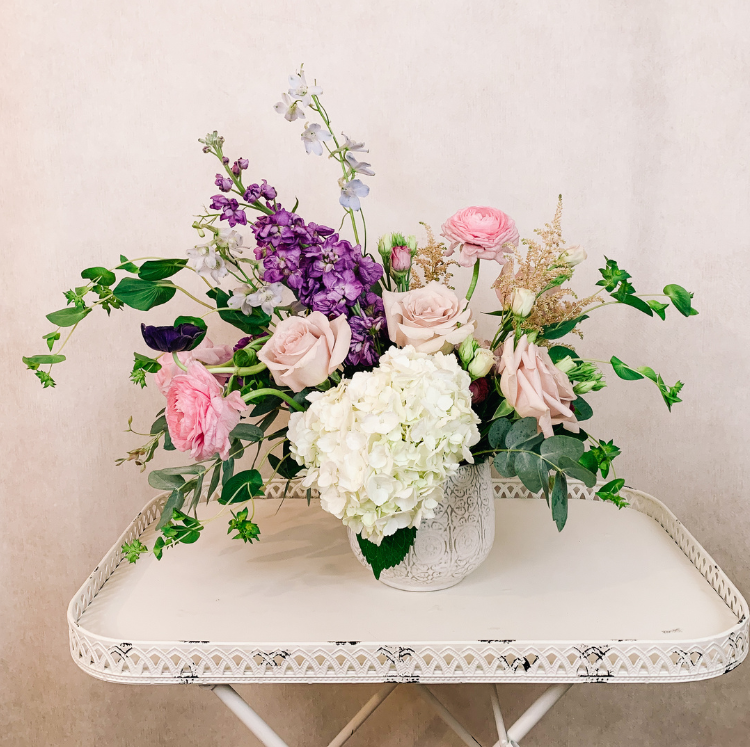 The Florio White Pot Arrangement
